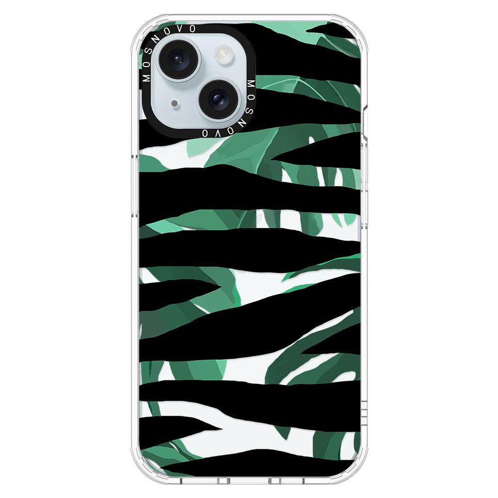 Wild Zebra Phone Case - iPhone 15 Plus Case - MOSNOVO