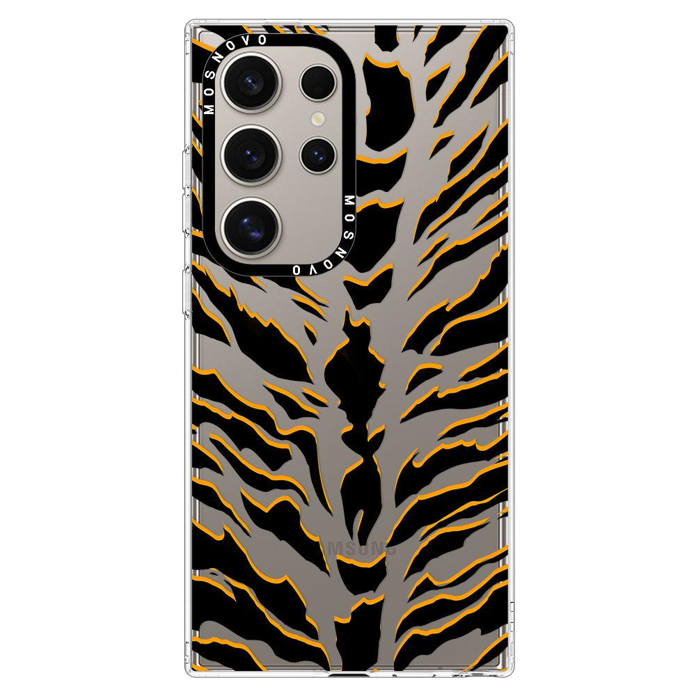 Tiger Print Phone Case - Samsung Galaxy S24 Ultra Case - MOSNOVO