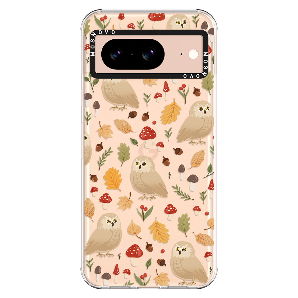 Autumn Owl Phone Case - Google Pixel 8 Case - MOSNOVO