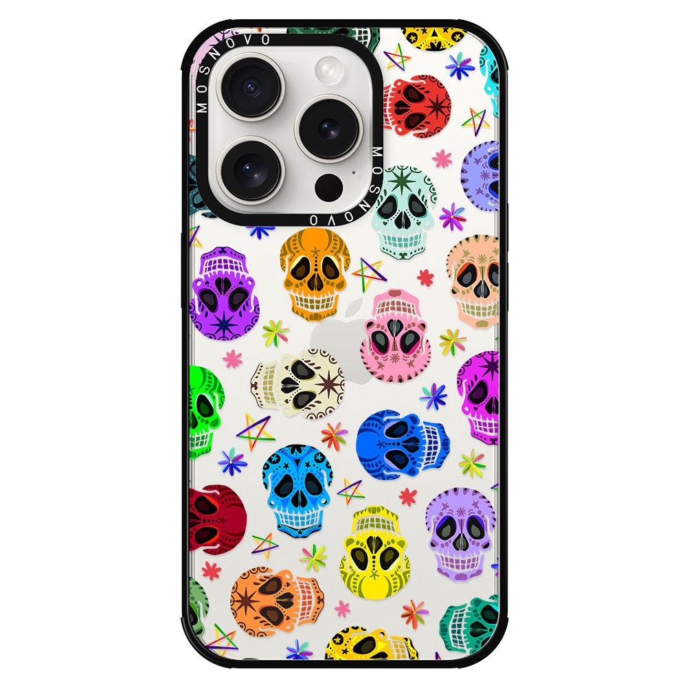 Skull Phone Case - iPhone 15 Pro Case - MOSNOVO