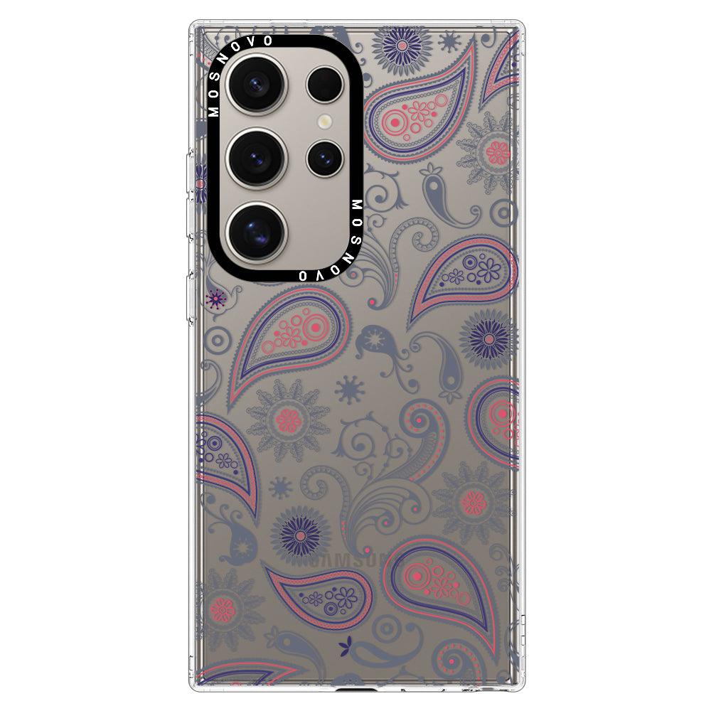 Paisley Phone Case - Samsung Galaxy S24 Ultra Case - MOSNOVO