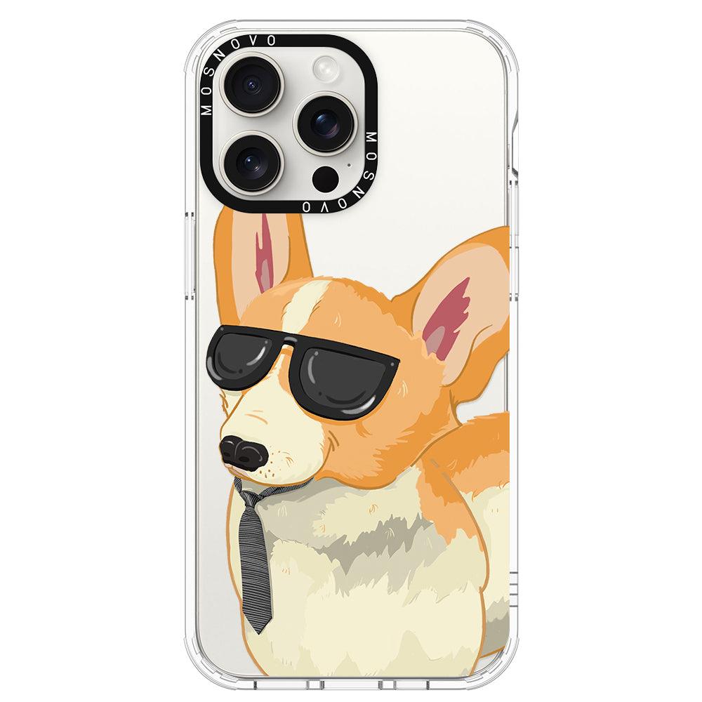 Fluffy Corgi Phone Case - iPhone 15 Pro Max Case - MOSNOVO