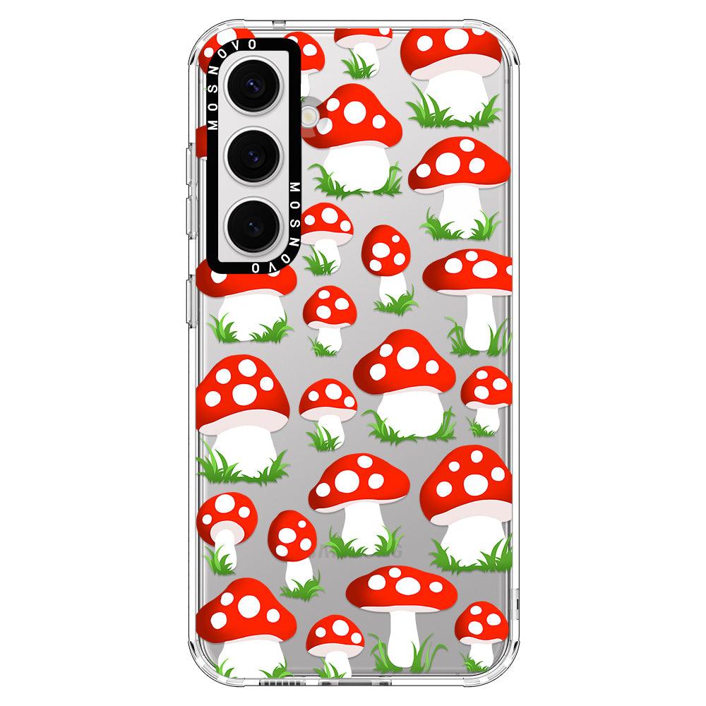 Cute Mushroom Phone Case - Samsung Galaxy S24 Plus Case - MOSNOVO