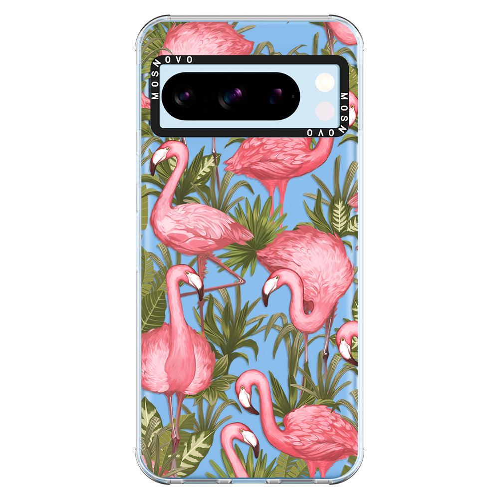 Jungle Flamingo Phone Case - Google Pixel 8 Pro Case - MOSNOVO