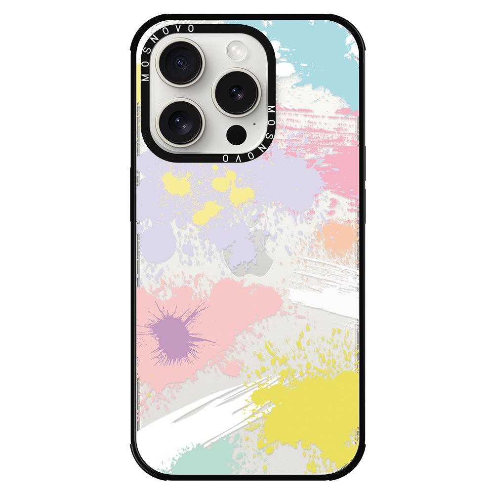 Splash Paint Phone Case - iPhone 15 Pro Case - MOSNOVO