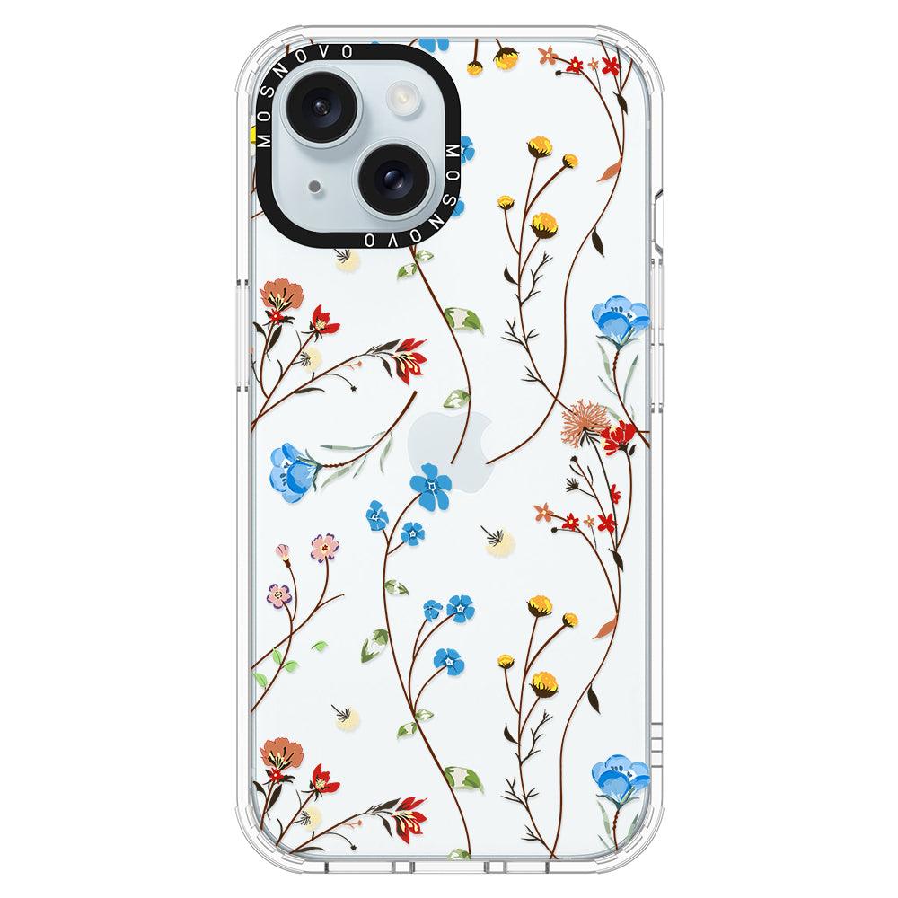 Wildflowers Phone Case - iPhone 15 Case - MOSNOVO