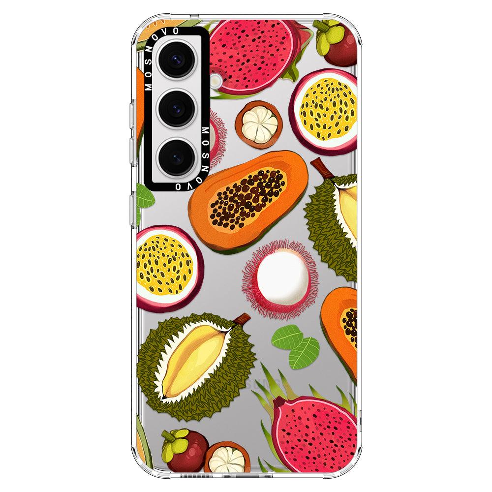 Tropical Fruits Phone Case - Samsung Galaxy S24 Case - MOSNOVO