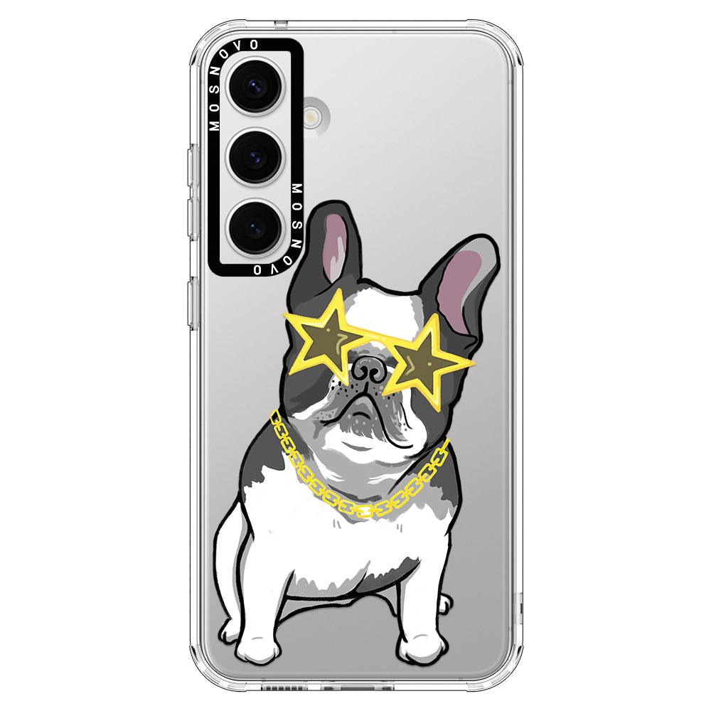 Cool French Bulldog Phone Case - Samsung Galaxy S24 Case - MOSNOVO