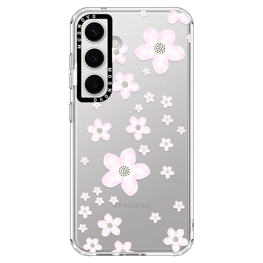 Pink Cherry Blossoms Phone Case - Samsung Galaxy S24 Case - MOSNOVO