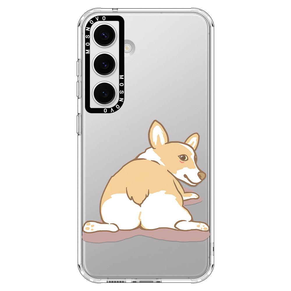 Corgi Butt Phone Case - Samsung Galaxy S24 Case - MOSNOVO