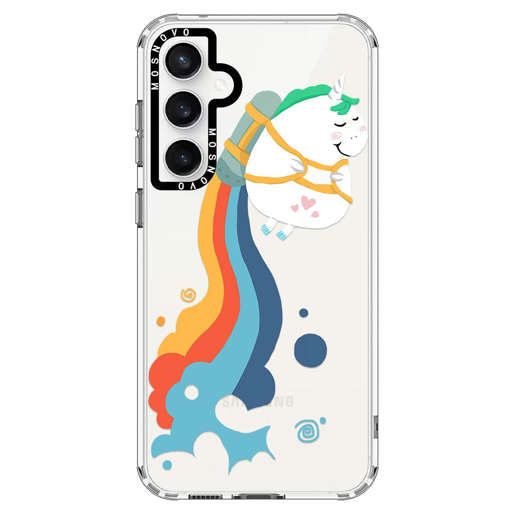 Rainbow Unicorn Phone Case - Samsung Galaxy S23 FE Case