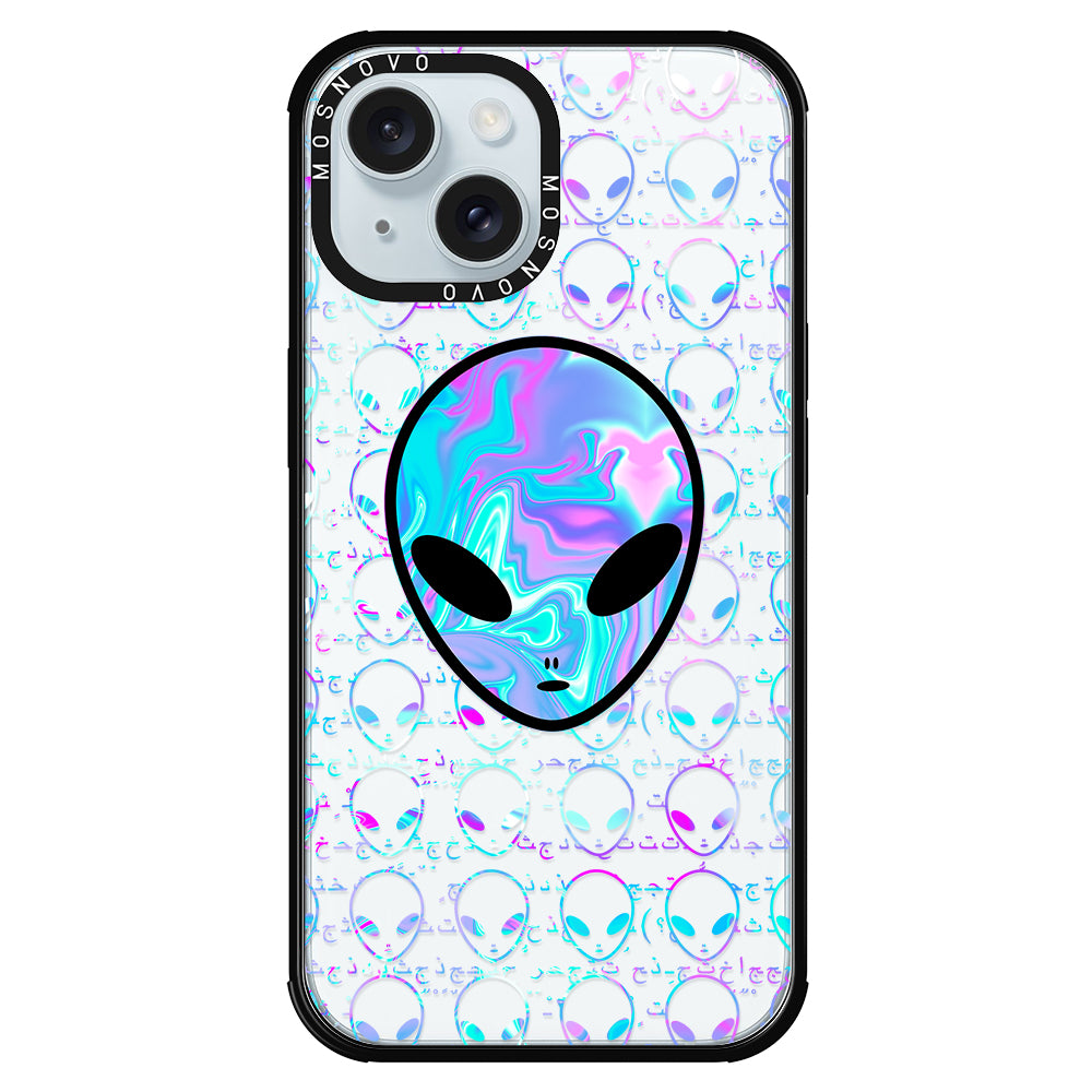 Space Alien Phone Case - iPhone 15 Plus Case - MOSNOVO