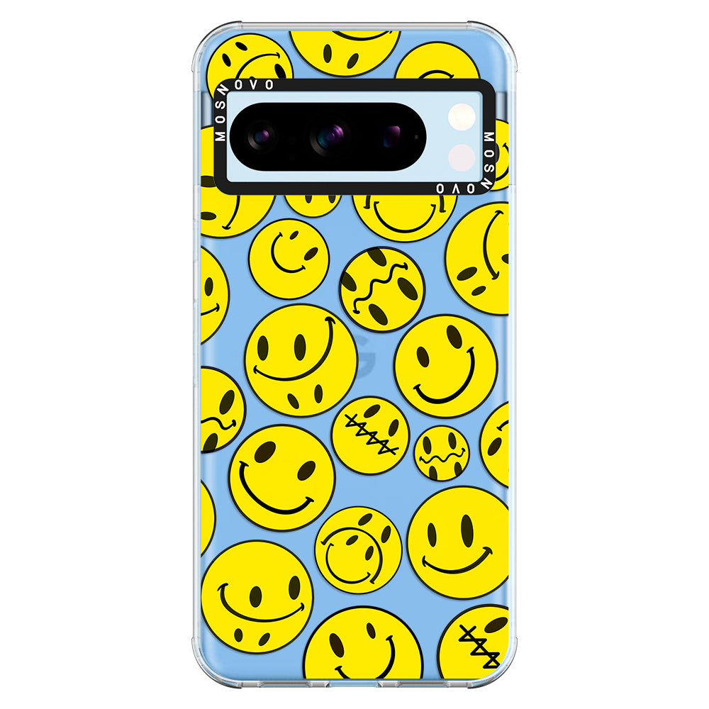 Smiley Face Phone Case - Google Pixel 8 Pro Case - MOSNOVO