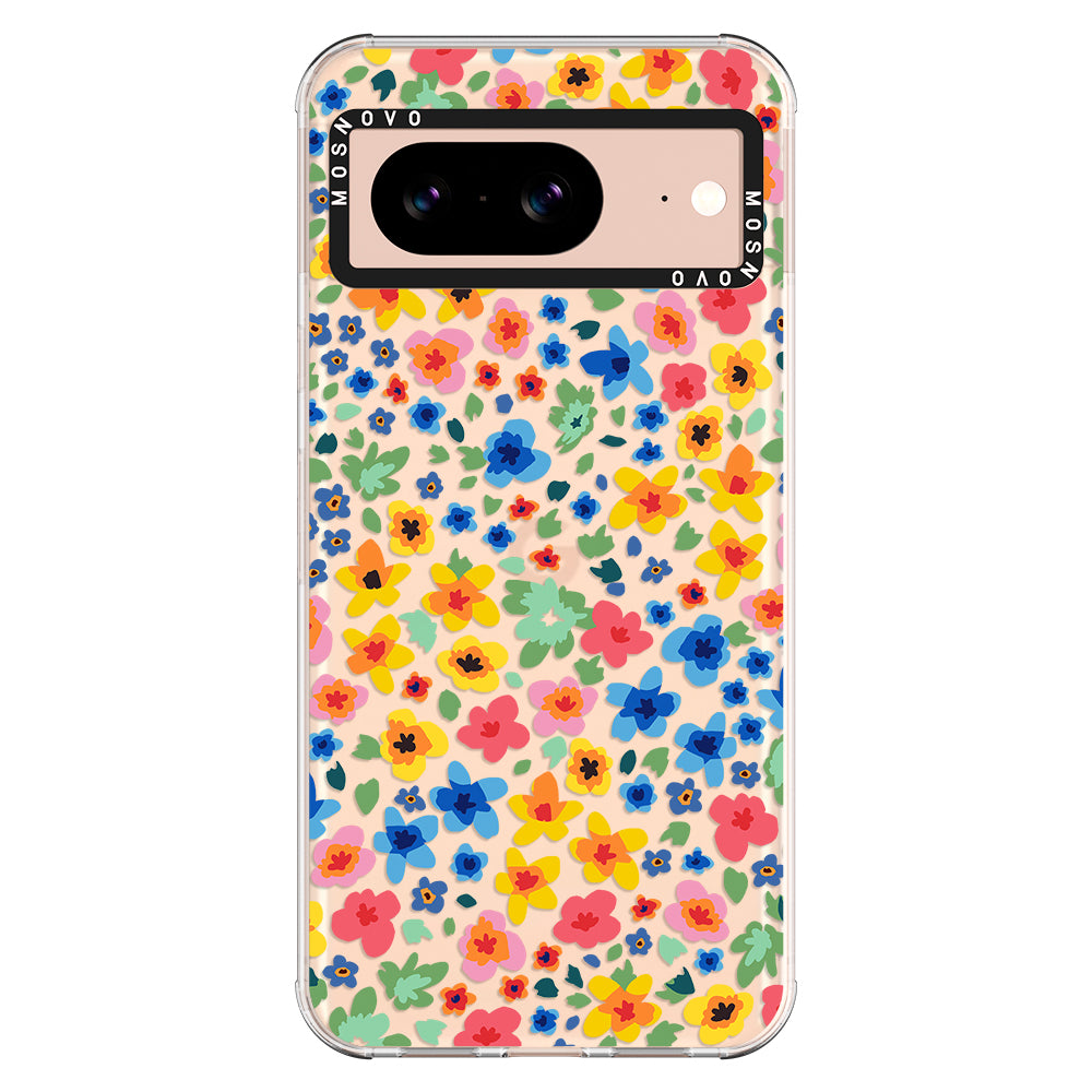 Lovely Floral Flower Phone Case - Google Pixel 8 Case - MOSNOVO