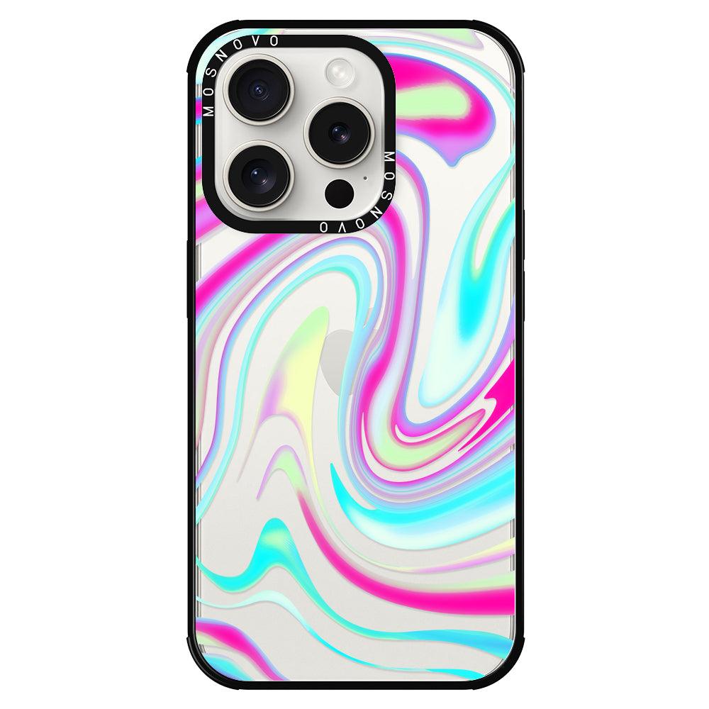 Psychedelic Swirls Phone Case - iPhone 15 Pro Case - MOSNOVO