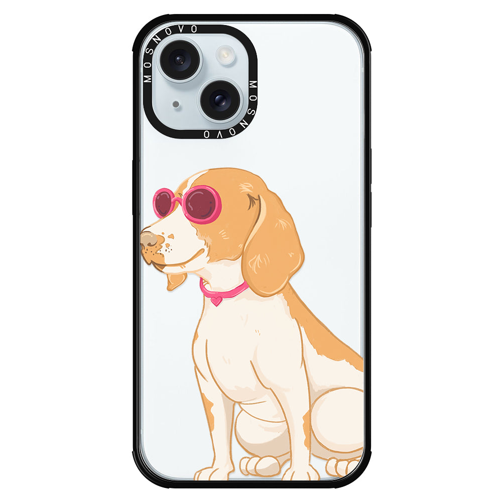 Cute Beagle Phone Case - iPhone 15 Case - MOSNOVO