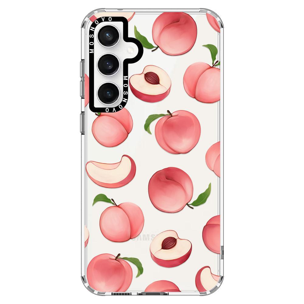 Cute Peach Phone Case - Samsung Galaxy S23 FE Case