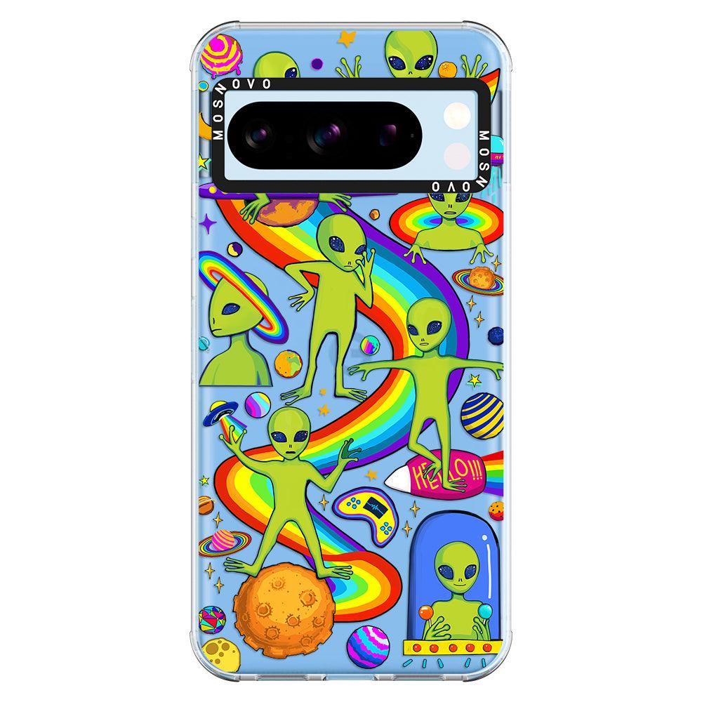 Funny Alien Phone Case - Google Pixel 8 Pro Case - MOSNOVO