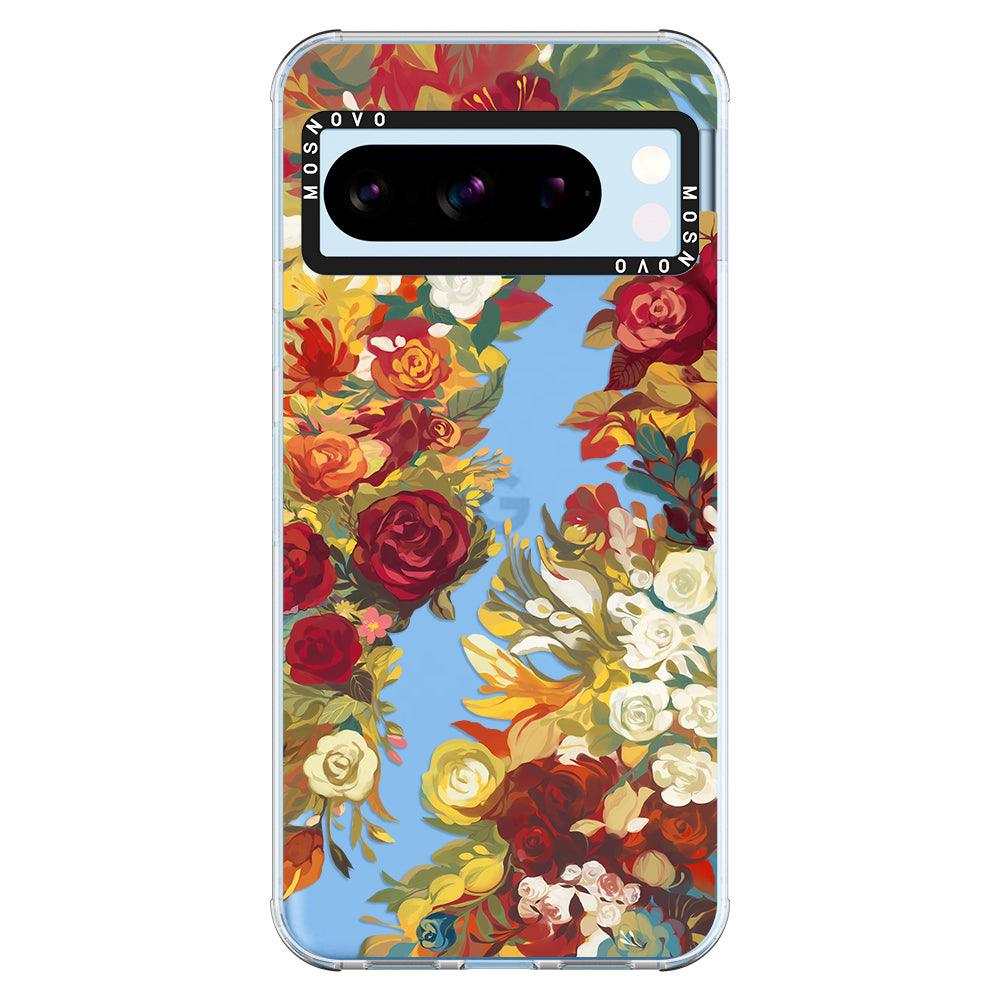 Vintage Flower Garden Phone Case - Google Pixel 8 Pro Case - MOSNOVO