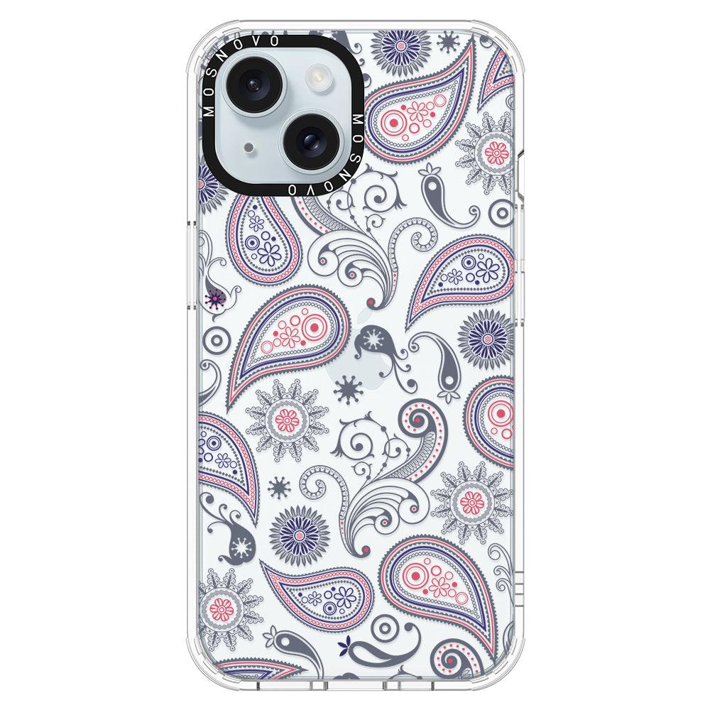 Paisley Phone Case - iPhone 15 Case - MOSNOVO