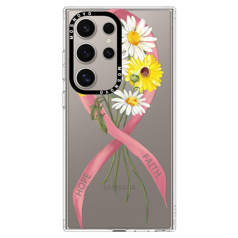 Breast Awareness Phone Case - Samsung Galaxy S24 Ultra Case - MOSNOVO