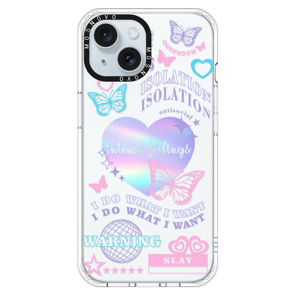 Intense Feeling Phone Case - iPhone 15 Case Clear