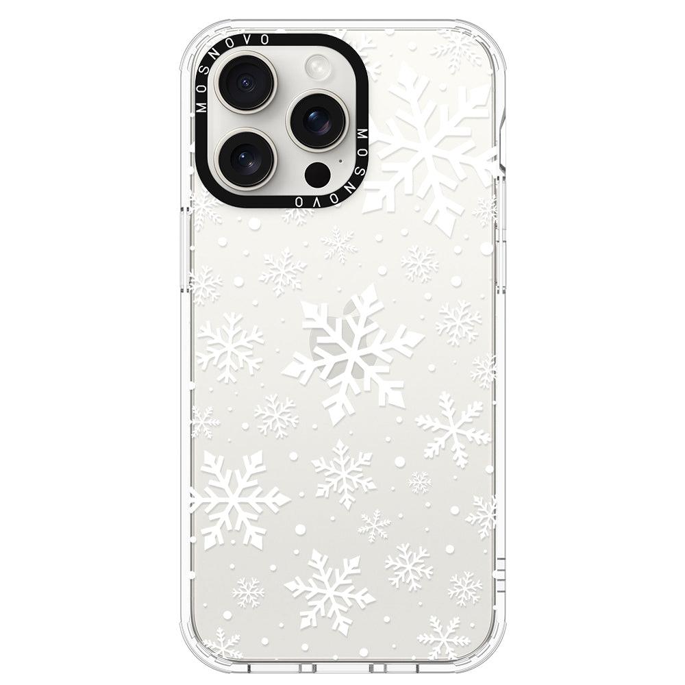 Snowflake Phone Case - iPhone 15 Pro Max Case - MOSNOVO