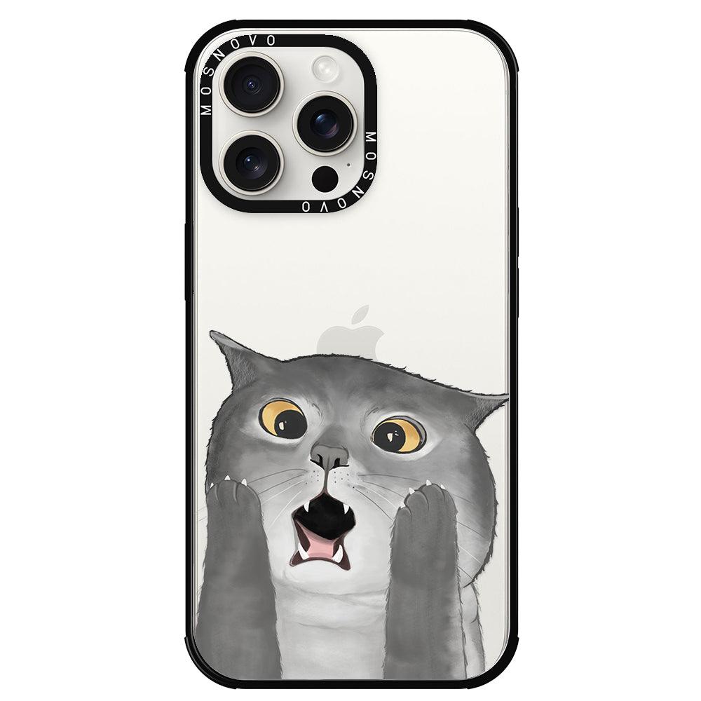 OMG Cat Phone Case - iPhone 15 Pro Max Case - MOSNOVO