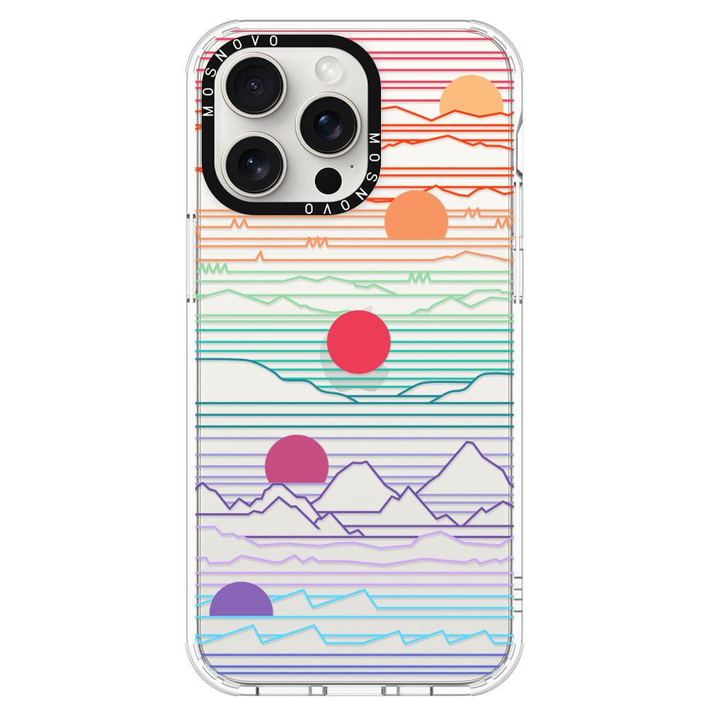 Sunset Phone Case - iPhone 15 Pro Max Case - MOSNOVO