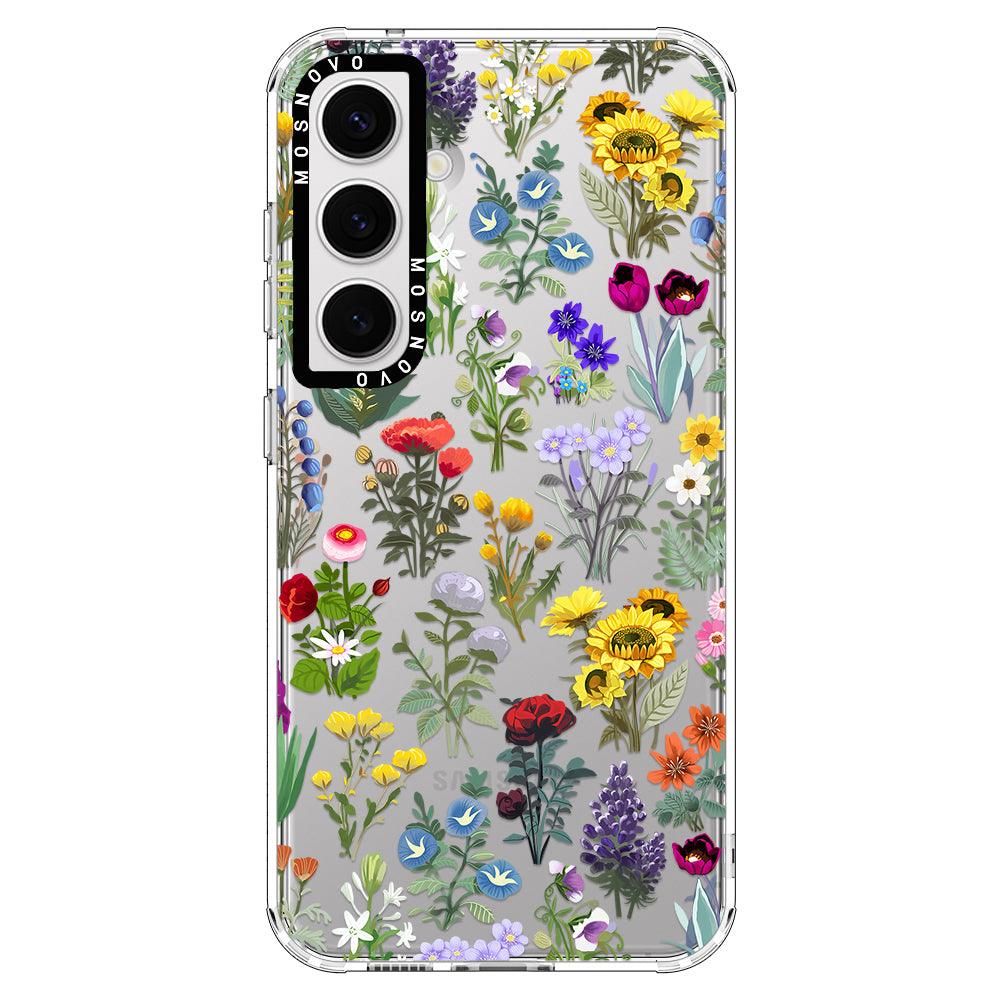 Wildflowers Phone Case - Samsung Galaxy S24 Plus Case - MOSNOVO