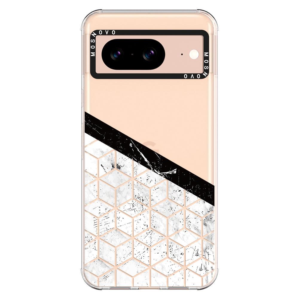 Marble Block Art Phone Case - Google Pixel 8 Case - MOSNOVO