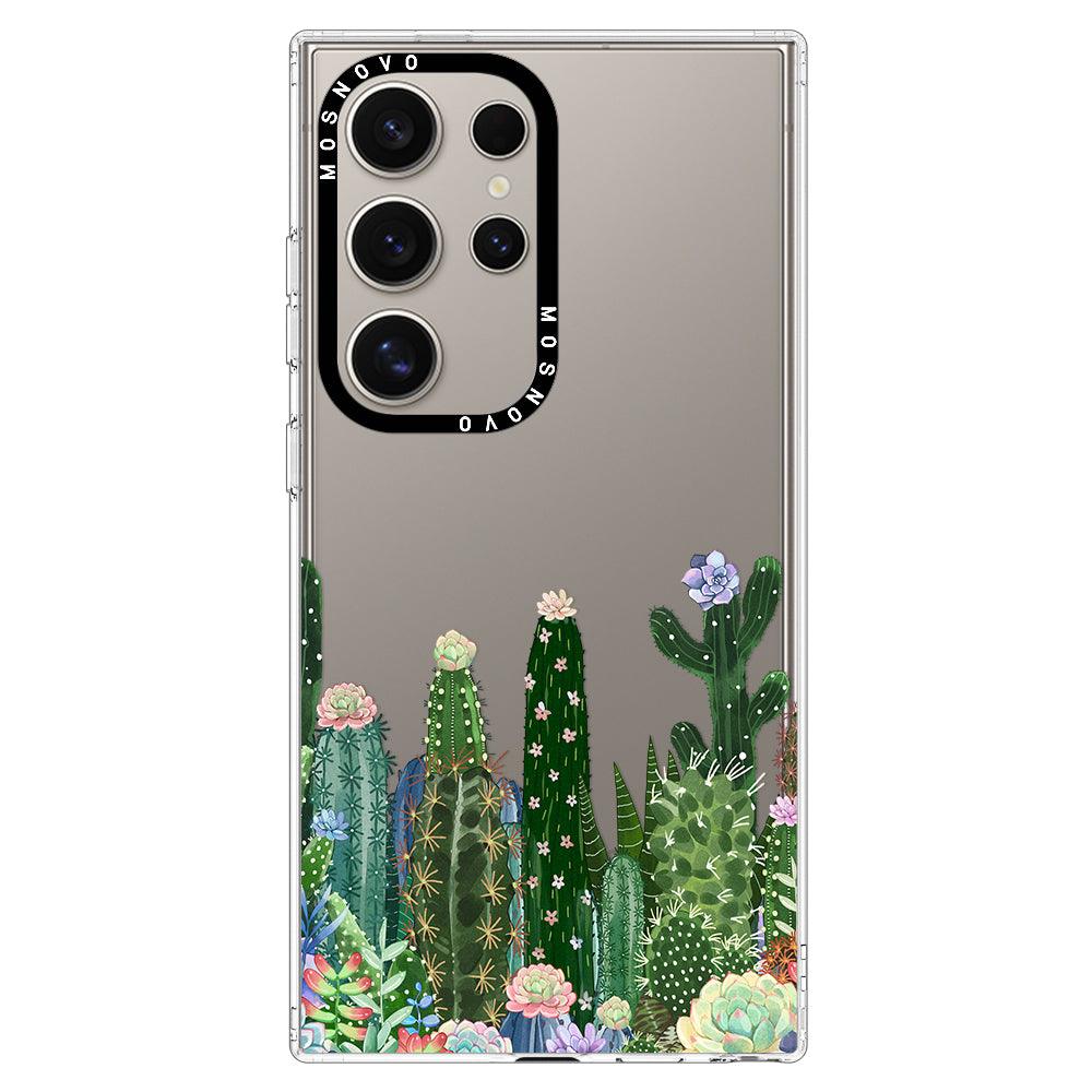 Succulents Garden Phone Case - Samsung Galaxy S24 Ultra Case - MOSNOVO