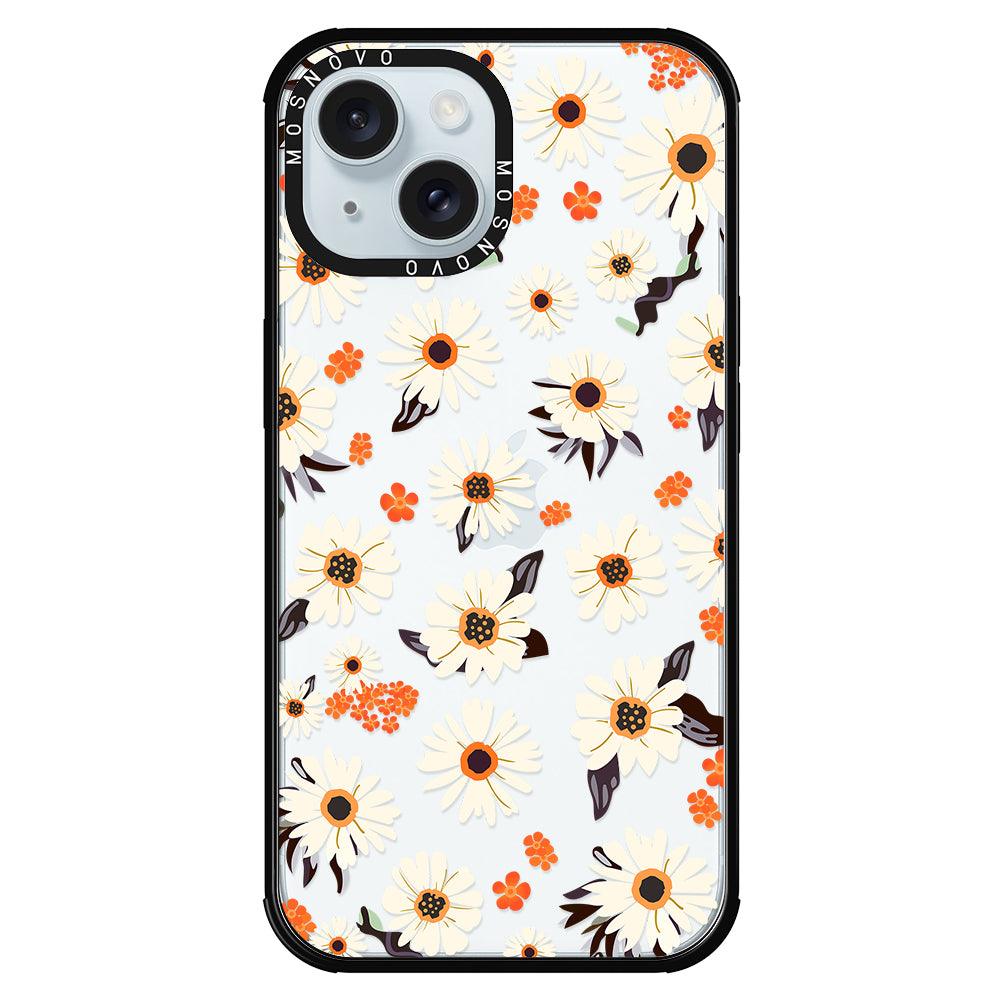 Spring Daisy Phone Case - iPhone 15 Case - MOSNOVO