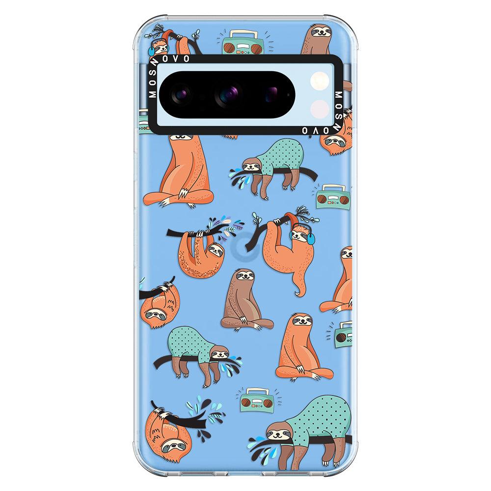 Musical Sloth Phone Case - Google Pixel 8 Pro Case - MOSNOVO