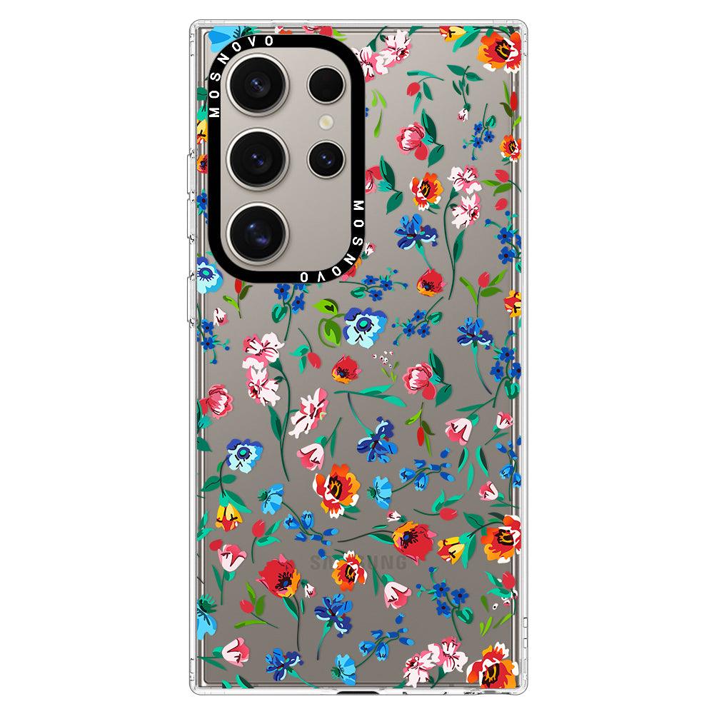 Little Wild Flower Phone Case - Samsung Galaxy S24 Ultra Case - MOSNOVO