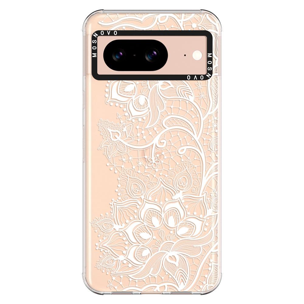 White Lotus Henna Phone Case - Google Pixel 8 Case - MOSNOVO