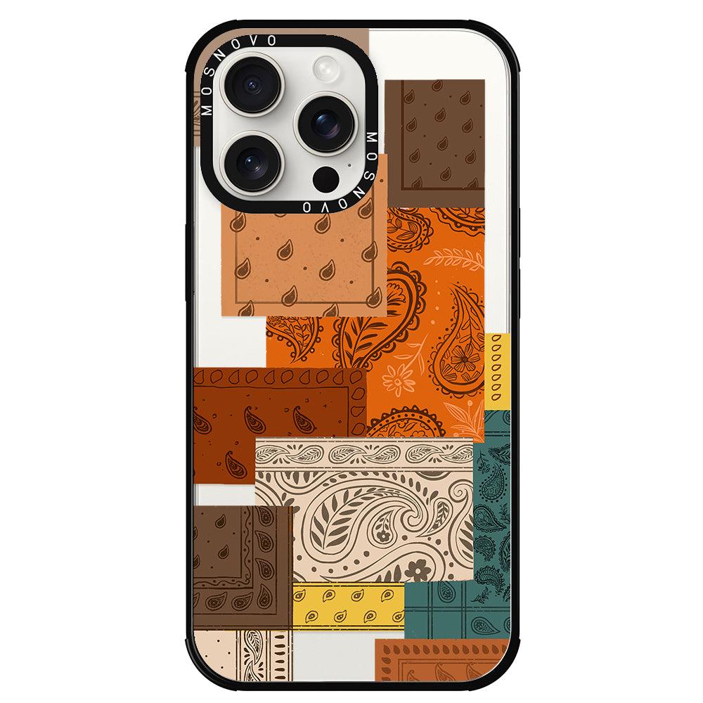 Vintage Paisley Phone Case - iPhone 15 Pro Max Case - MOSNOVO