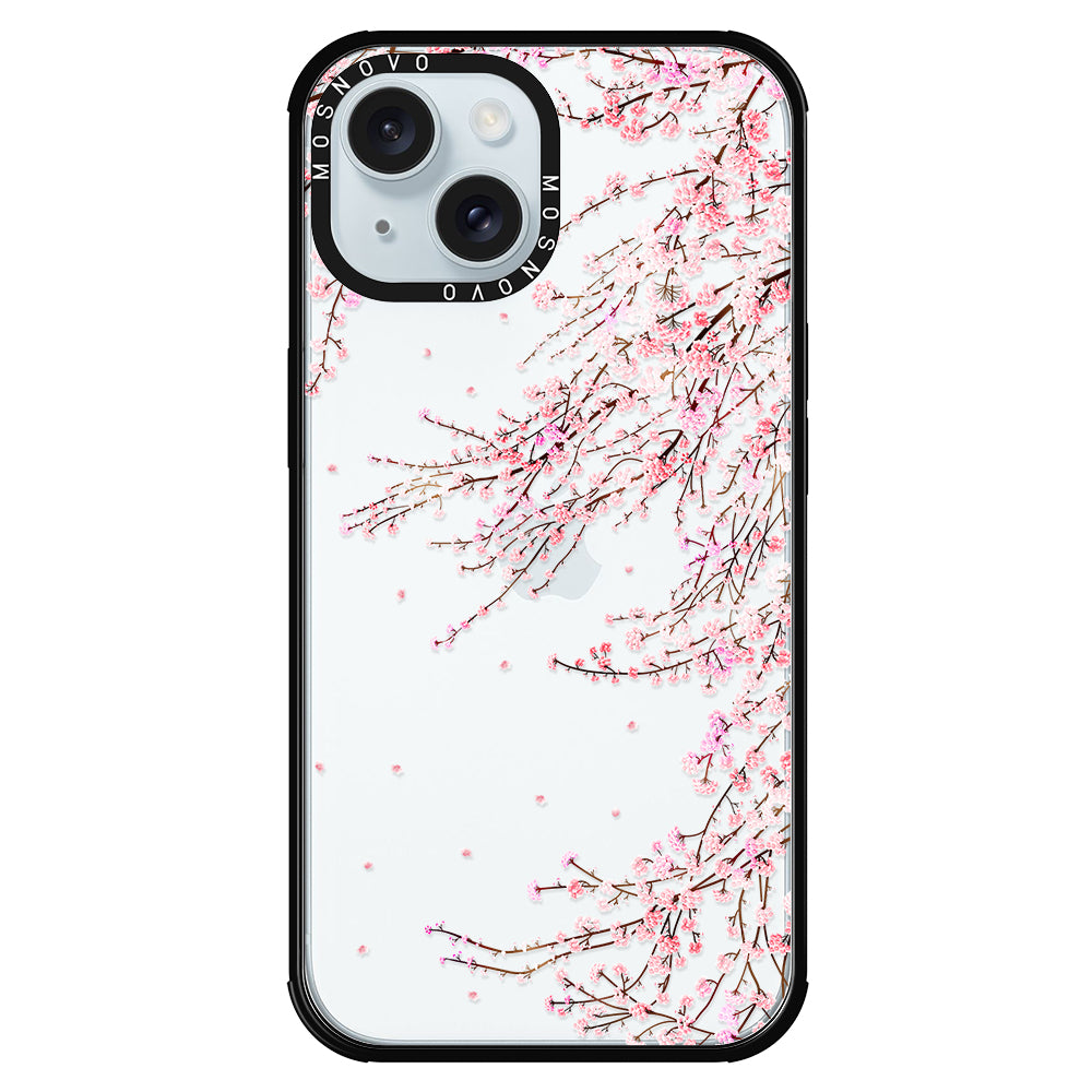 Cherry Blossom Phone Case - iPhone 15 Plus Case - MOSNOVO