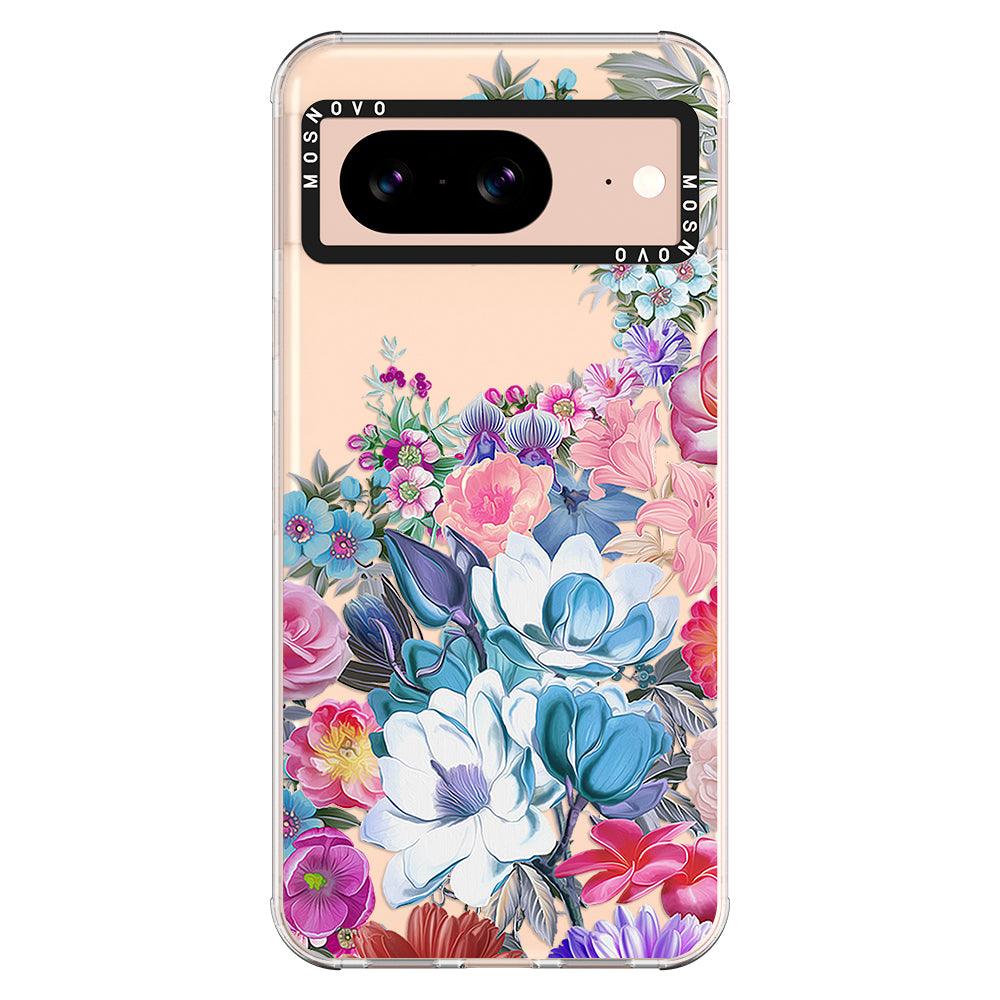 Magnolia Flower Phone Case - Google Pixel 8 Case - MOSNOVO