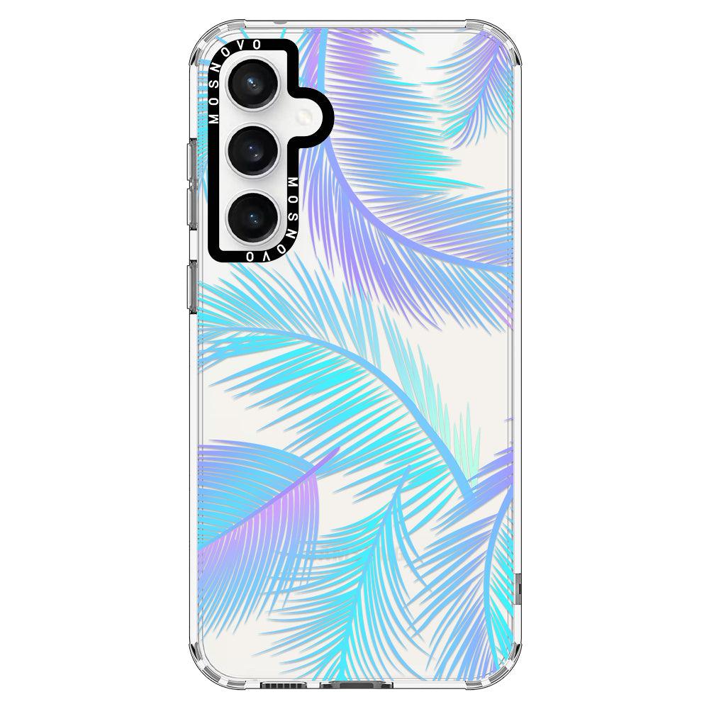 Gradient Tropical Palm Leaf Phone Case - Samsung Galaxy S23 FE Case