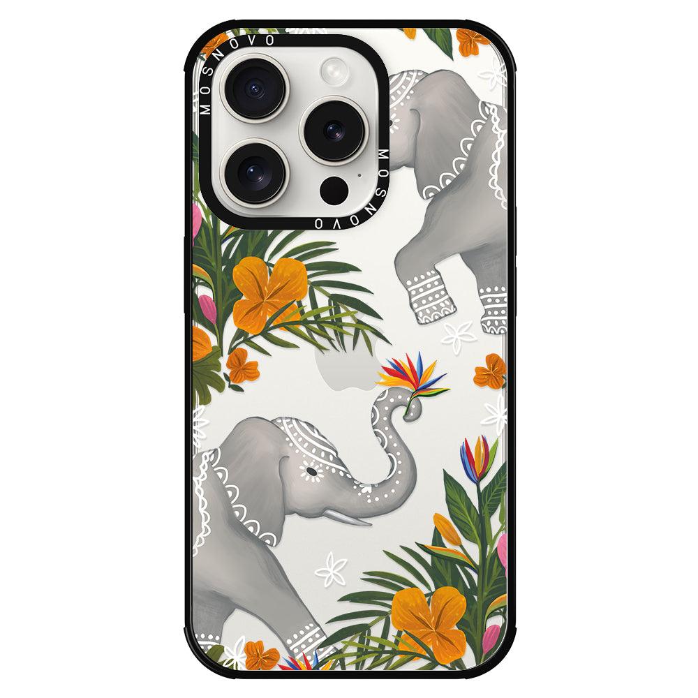 Elephant Phone Case - iPhone 15 Pro Case - MOSNOVO