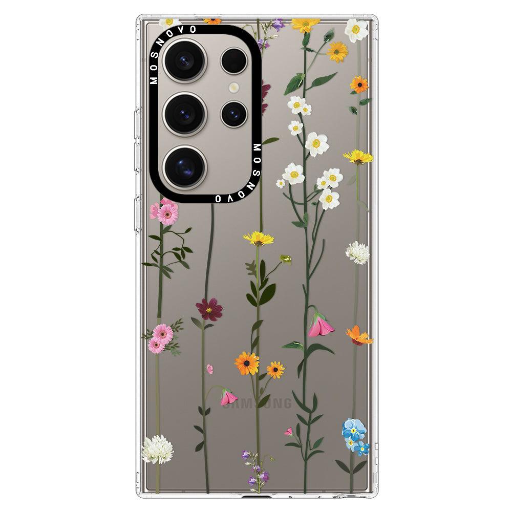 Wild Flowers Floral Phone Case - Samsung Galaxy S24 Ultra Case - MOSNOVO