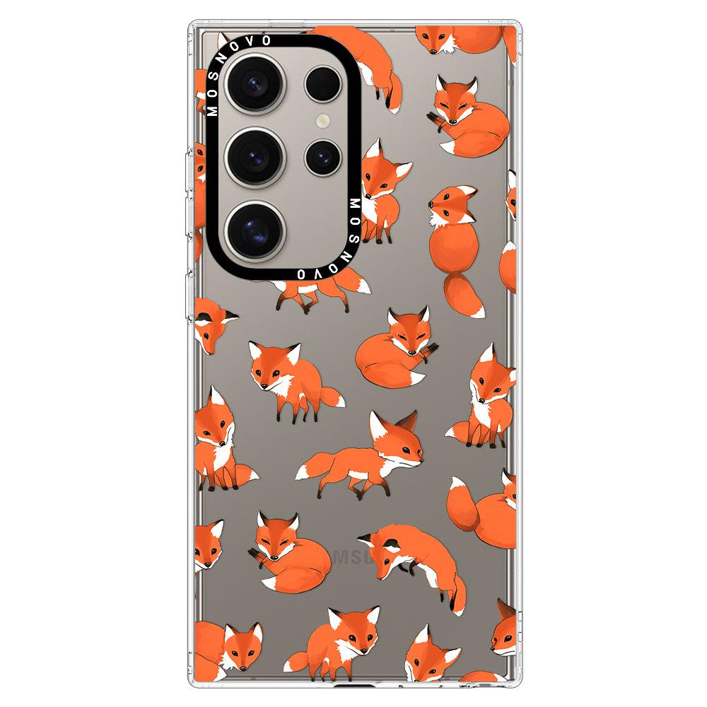 Cute Fox Phone Case - Samsung Galaxy S24 Ultra Case - MOSNOVO