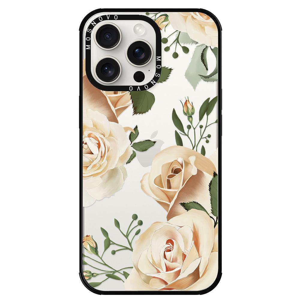 Champagne Roses Phone Case - iPhone 15 Pro Max Case - MOSNOVO