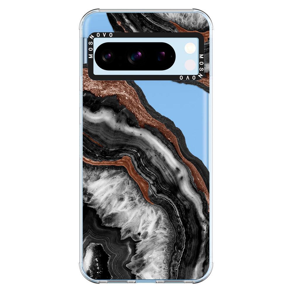 Black Agate Phone Case - Google Pixel 8 Pro Case - MOSNOVO