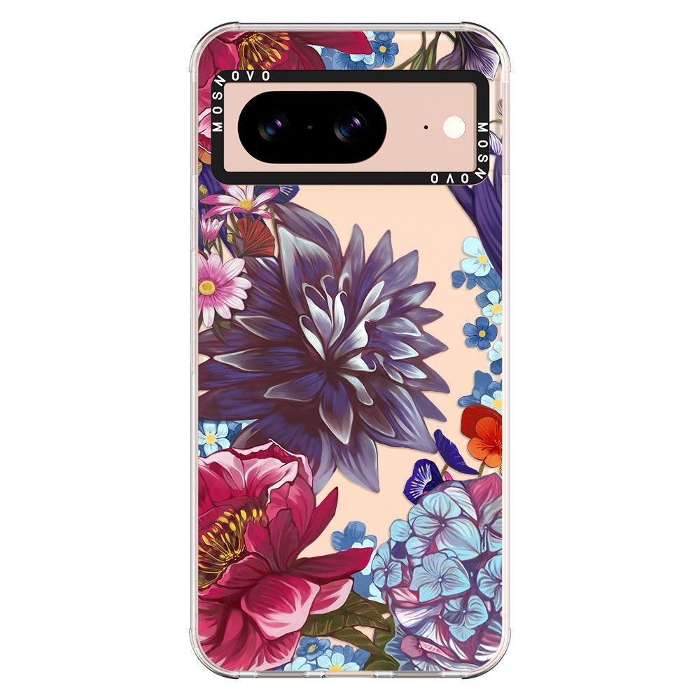 Blue Lilacs Phone Case - Google Pixel 8 Case - MOSNOVO