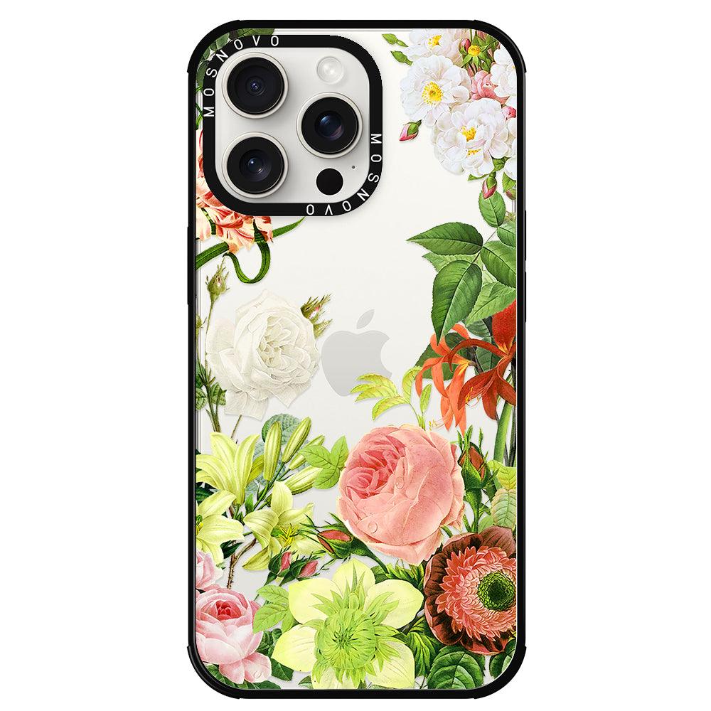 Botanical Garden Phone Case - iPhone 15 Pro Max Case - MOSNOVO