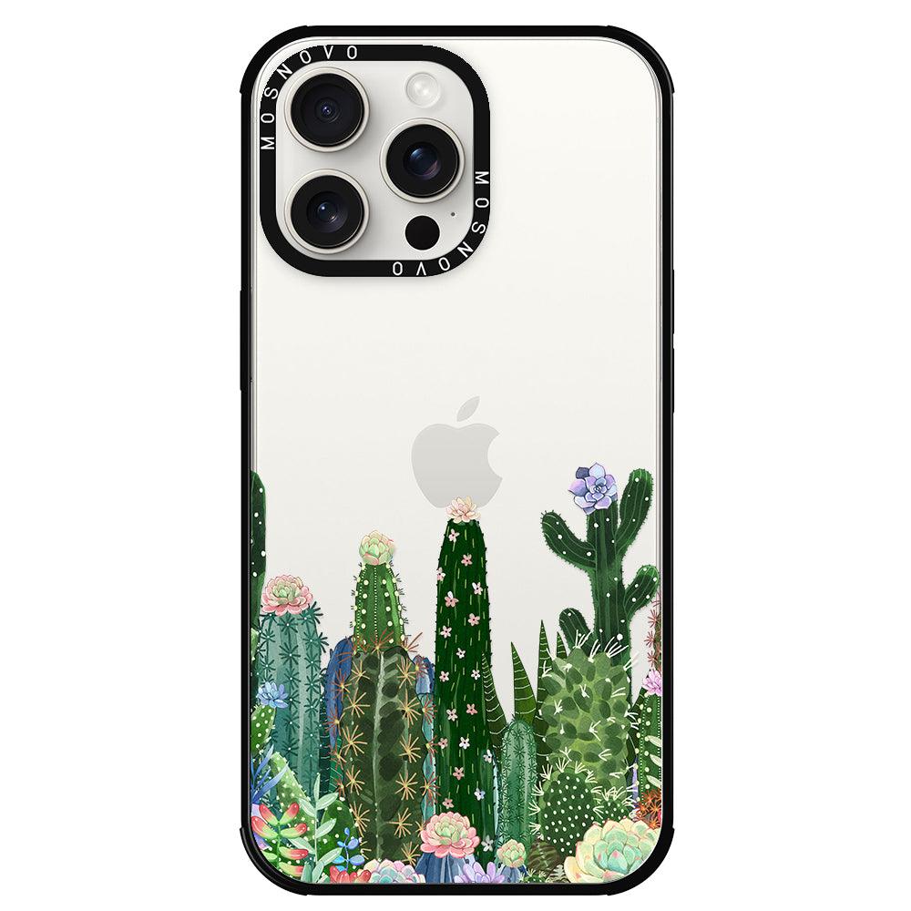 Desert Cactus Phone Case - iPhone 15 Pro Max Case - MOSNOVO