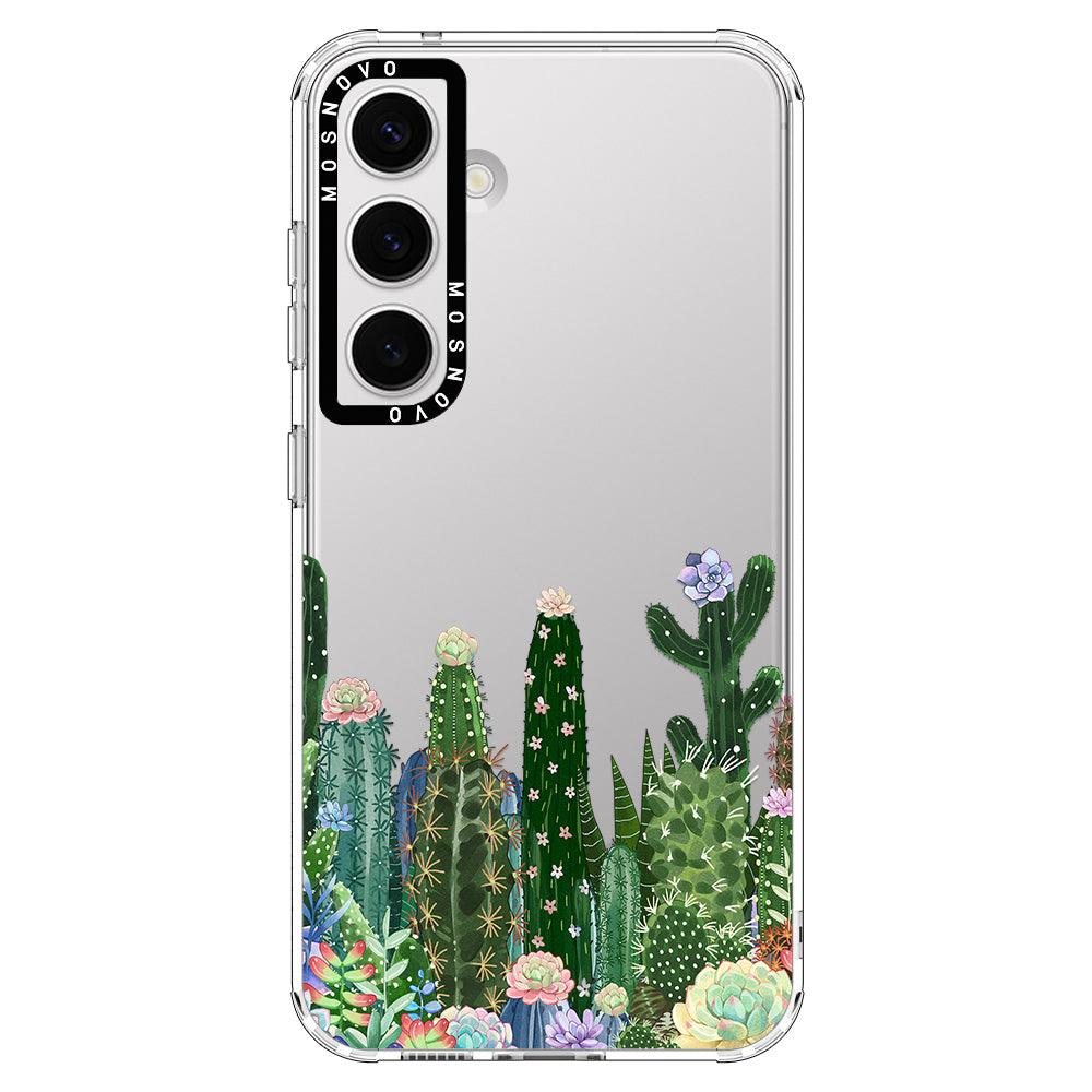 Succulents Garden Phone Case - Samsung Galaxy S24 Plus Case - MOSNOVO