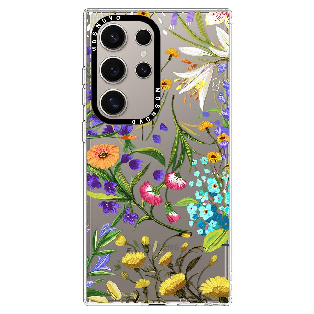 Floral Garden Phone Case - Samsung Galaxy S24 Ultra Case - MOSNOVO